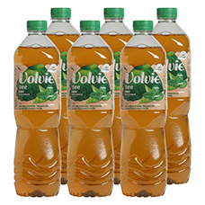 VOLVIC THE Tè freddo alla menta verde, confezione da 4
