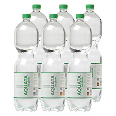 AQUATA Mineralwasser Medium mit wenig Kohlensäure, 6er-Pack
