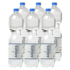 AQUATA Mineralwasser Classique mit Kohlensäure, 6er-Pack