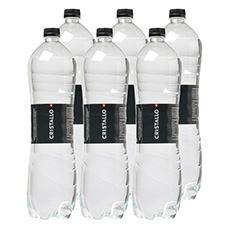 CRISTALLO Schweizer Mineralwasser mit Kohlensäure, 6er-Pack