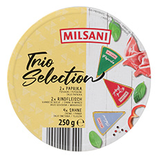 MILSANI Selezione trio di formaggi fusi a spicchi