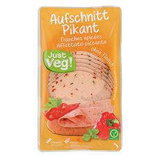 JUST VEG! Vegetarischer Aufschnitt Pikant