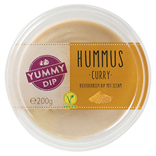YUMMY DIP Houmous, curry