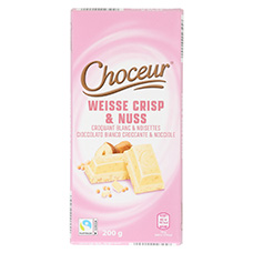 CHOCEUR Weisse Schokolade, Crisp & Nuss