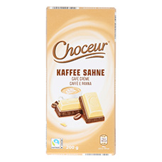 CHOCEUR Weisse Schokolade, Kaffee-Rahm