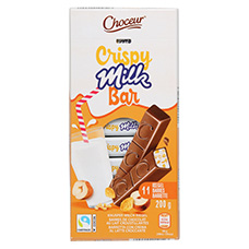 CHOCEUR Schokoriegel, Knusper-Milch