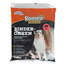 ROMEO SELECT Kaumix für Hunde, Rinderohren