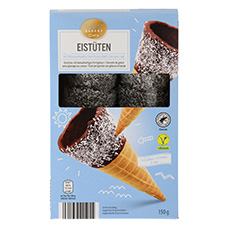FINEST BAKERY Eiscornet noix de coco râpée