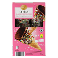 FINEST BAKERY Eiscornet vermicelles en sucre
