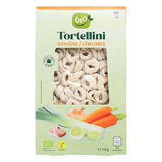 BIO Teigwaren gefüllt, Gemüse