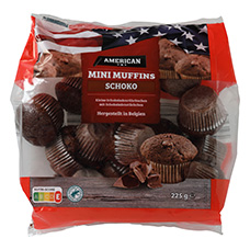 AMERICAN Mini Muffins, cioccolato