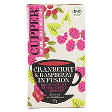CUPPER BIO Tee Cranberry & Raspberry