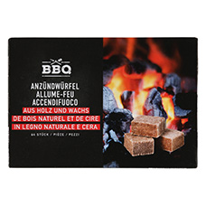 BBQ Anzündwürfel Holz & Wachs