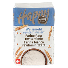 HAPPY HARVEST Farina bianca, revitaminizzata 