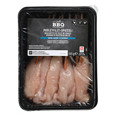 BBQ Pouletfilet-Spiessli, Nature