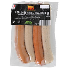 BBQ 4 Saucisses de volaille à griller