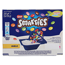 NESTLÉ Joghurt Smarties Vanille, 2er-Pack