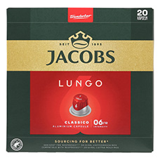 JACOBS Capsules de café Lungo 6, Classico