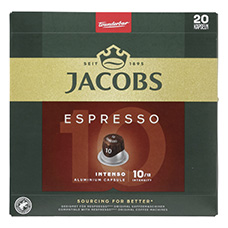 JACOBS Capsules de café Espresso 10, Intenso