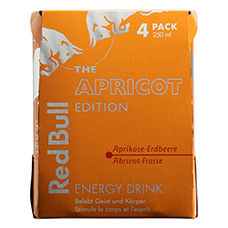 RED BULL Apricot Edition pack de 4