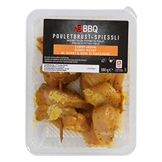 BBQ Brochettes de poitrine de poulet
