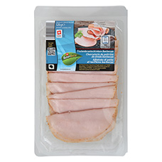 NATURE SUISSE Jambon de poitrine de dinde en tranches fines, barbecue