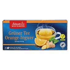 WESTMINSTER Grüner Tee, Orange-Ingwer