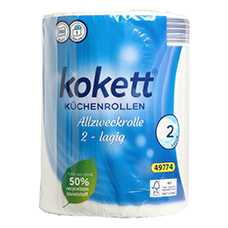 KOKETT Rotolo multiuso a due veli, 2 veli