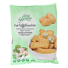 ALL SEASONS Kartoffeltaschen mit Spinat & Mozzarella