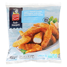 GOLDEN SEAFOOD Fischknusperli