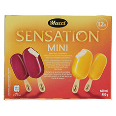 MUCCI Mini bâtonnets glacés aux fruits