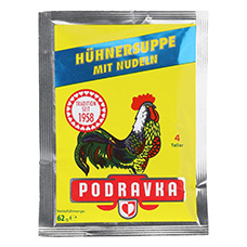 PODRAVKA Hühnersuppe mit Nudeln 4er-Pack