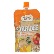 GOLDEN BRIDGE Porridge mela-banana-mango-arancia
