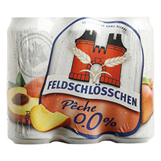 FELDSCHLÖSSCHEN Panaché Pfirsich Alkoholfrei 6er-Pack, 0.0 % Vol.