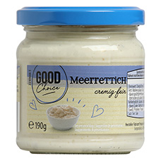 GOOD CHOICE Meerrettich, cremig-fein