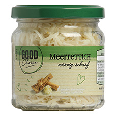 GOOD CHOICE Meerrettich, würzig-scharf
