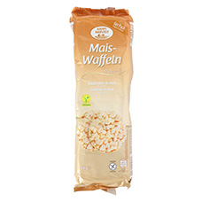 HAPPY HARVEST Maiswaffeln mit Meersalz