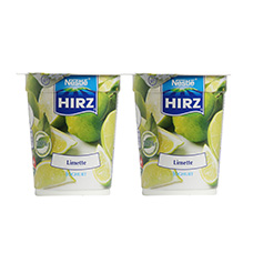 HIRZ Joghurt Special Edition Limette, 2er-Pack