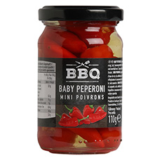BBQ Condiments, mini poivrons