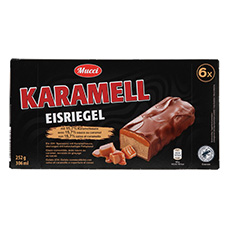 MUCCI Barre glacée caramel