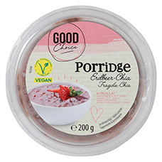 GOOD CHOICE Porridge fraise-chia