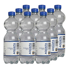 AQUATA Mineralwasser Classique mit Kohlensäure, 9er-Pack