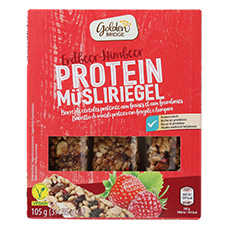 GOLDEN BRIDGE Protein Müesliriegel Erdbeer-Himbeer
