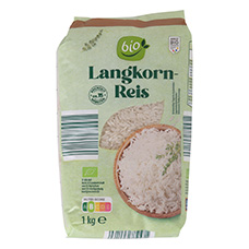 BIO Langkornreis Weiss