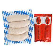 Saucisse blanche à la munichoise avec moutarde