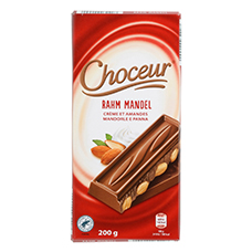 CHOCEUR Schokolade, Rahm Mandel