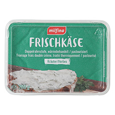 MILFINA Frischkäse, Kräuter