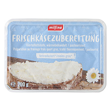 MILFINA Frischkäsezubereitung, Leicht