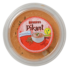 Hummus, Pikant