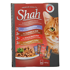 SHAH Katzenfutter Vielfalt, Fleischbox